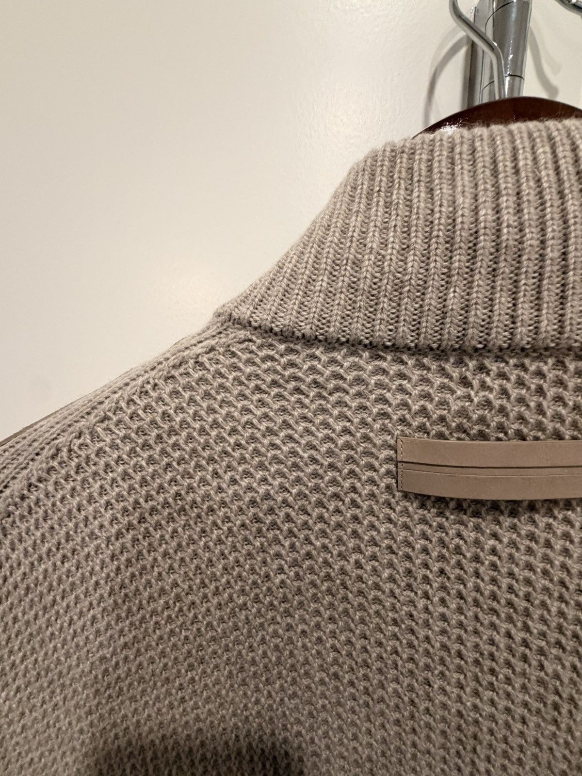 Ermenegildo Zegna Zegna Oasi Cashmere Suede Panelled Cardigan Sweater Jacket Size US L / EU 52-54 / 3 - 6 Thumbnail