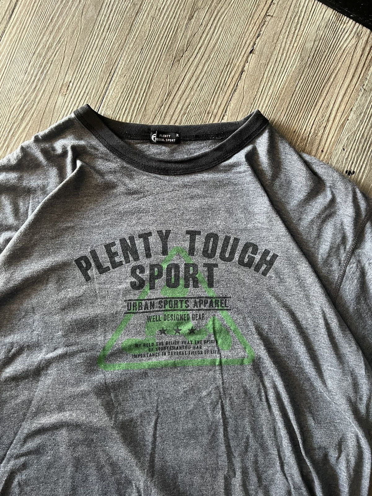 Vintage Plenty Tough Sport Ringer Size US XL / EU 56 / 4 - 2 Thumbnail