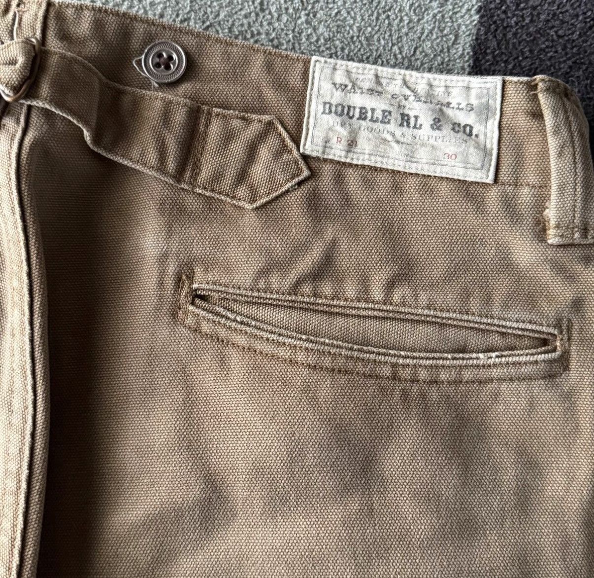 RRL Ralph Lauren RRL Ralph Lauren Double RL Heavy Canvas Cargo Pants K22 Size US 30 / EU 46 - 8 Thumbnail