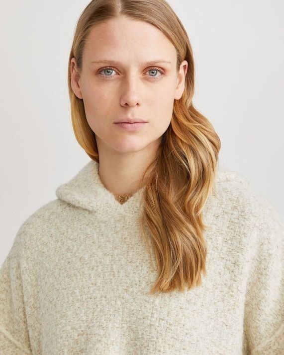 Loro Piana o1srvl11e0824 Size: OS / Poncho Hooded Cape in Off White Size ONE SIZE - 5 Thumbnail