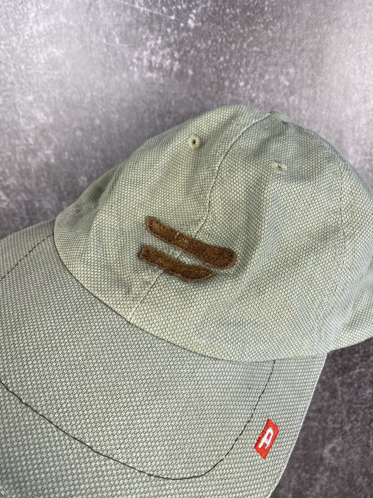 Diesel × Vintage Vintage Y2K Faded Distressed Diesel Denim Cap Hat Big Logo Size ONE SIZE - 3 Thumbnail