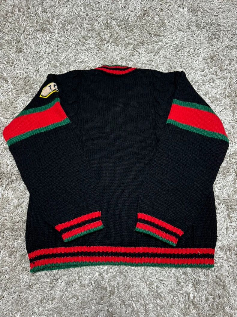 Gucci Gucci Red-edged V-neck sweater 2503-Nextarrow Size US M / EU 48-50 / 2 - 2 Thumbnail