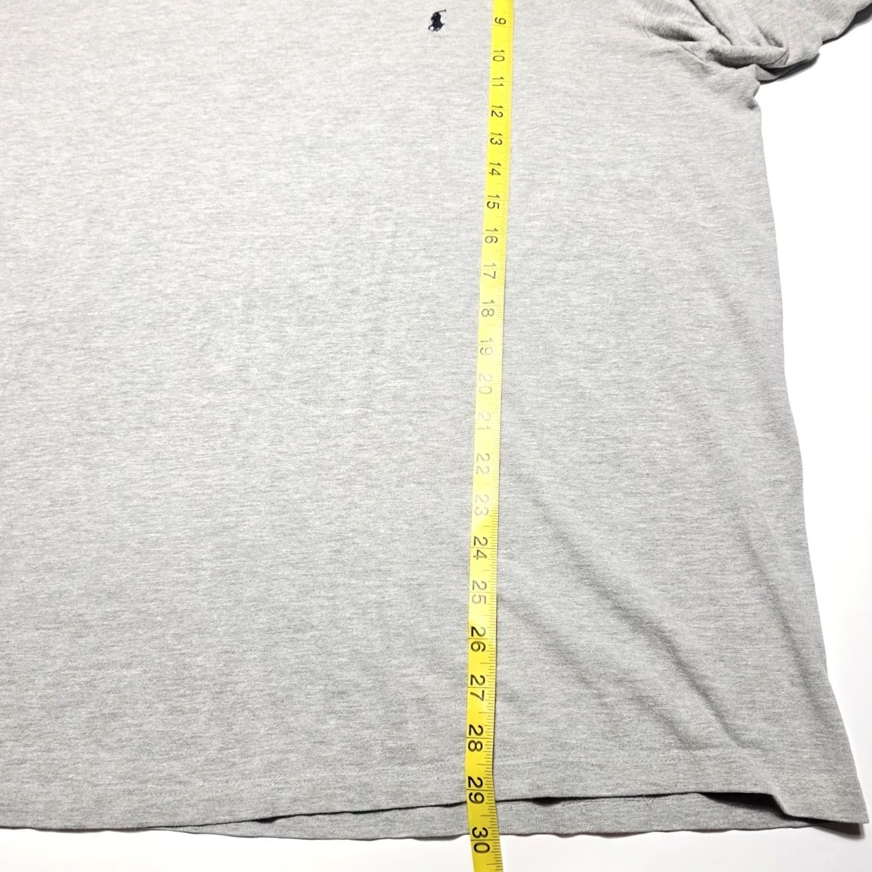 Polo Ralph Lauren VINTAGE Polo Ralph Lauren T-Shirt Mens 2XL Long Sleeve Crew Neck Grey Cotton Embroidered Classic 90s Size US XXL / EU 58 / 5 - 5 Thumbnail