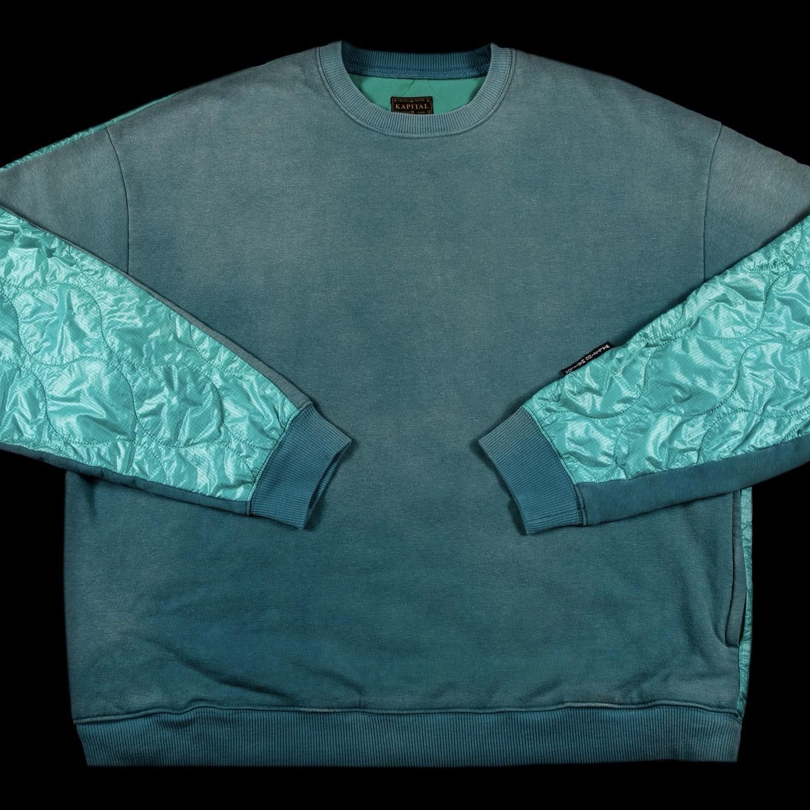 Kapital Kapital Fleecy Knit Bivouac Big Sweatshirt Blue Size 3 Size US L / EU 52-54 / 3 - 1 Thumbnail