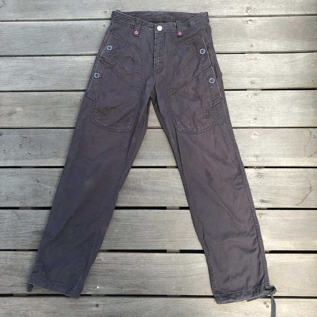 Japanese Brand Japanese Workwear Faded Charcoal Utility Pants 30 Size US 30 / EU 46 - 2 Thumbnail