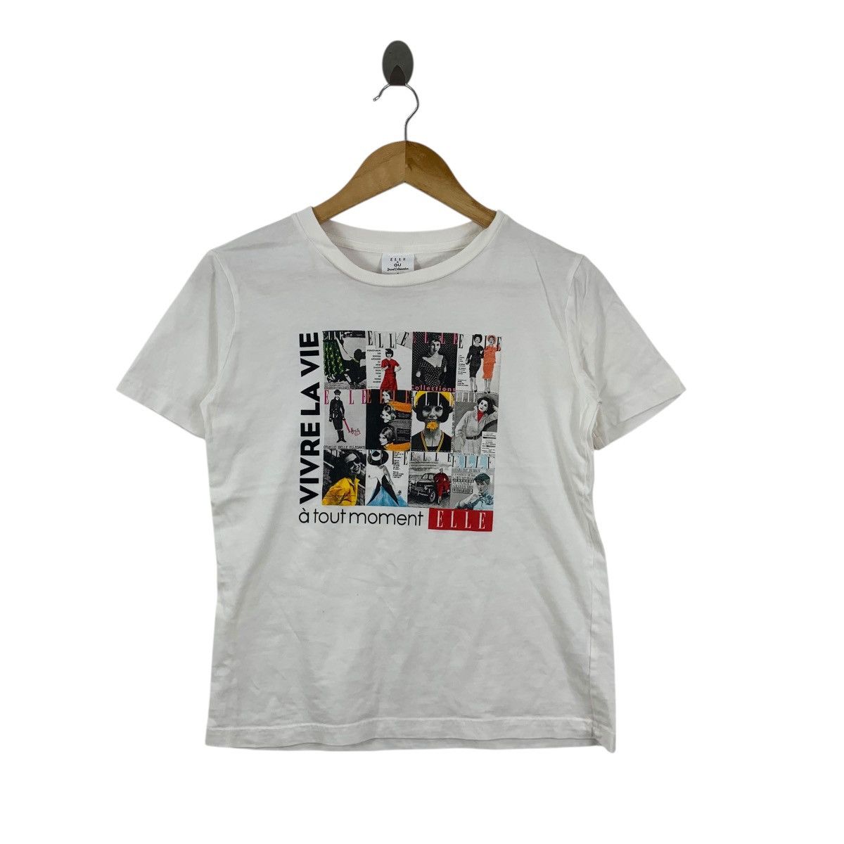 GU GU x ELLE SPECIAL COLLECTION Magazine Cover Fotofolio Tee Size S / US 4 / IT 40 - 3 Thumbnail