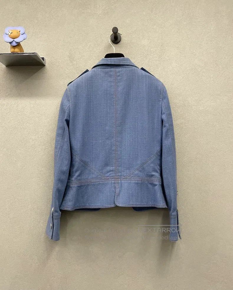 Chanel Chanel Blue epaulette lapel double-breasted jacket Size XS / US 0-2 / IT 36-38 - 2 Thumbnail