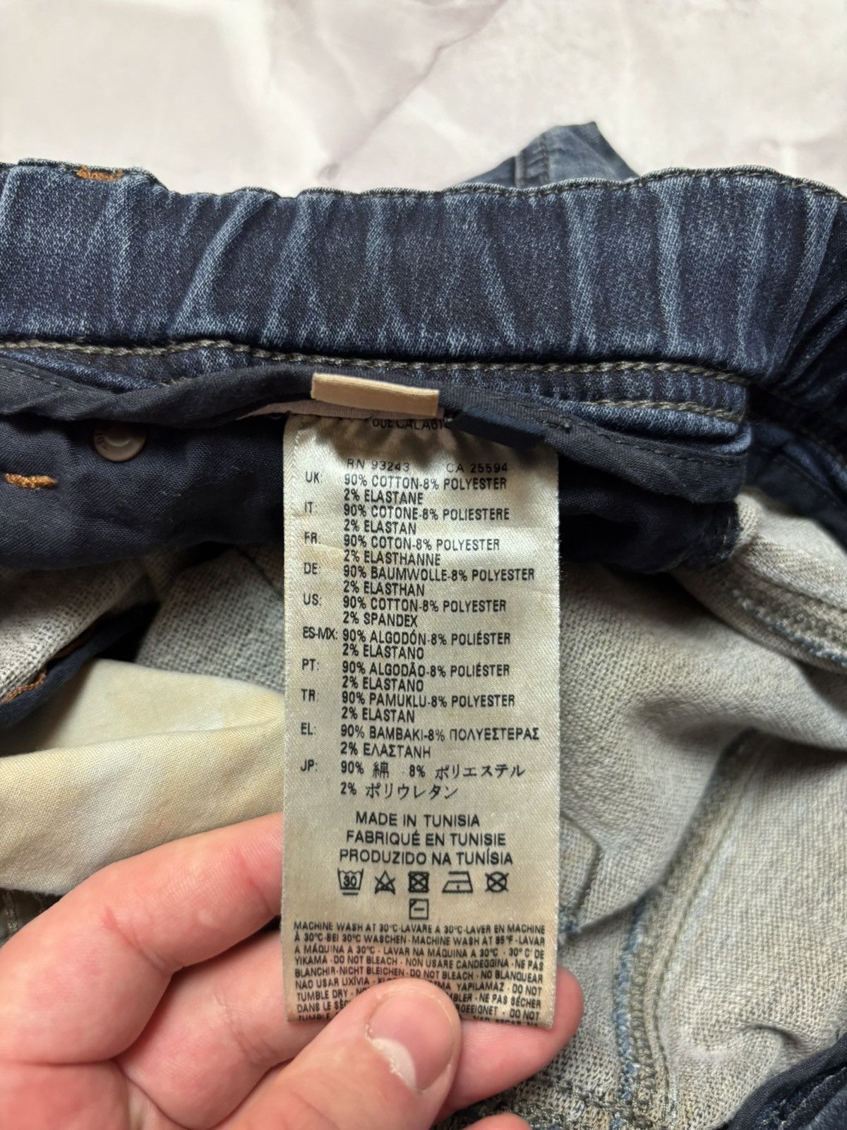 Diesel Diesel Krooley-Ne Jogg Jeans Denim Sweatpants Blue Mens 30 Size US 30 / EU 46 - 21 Thumbnail