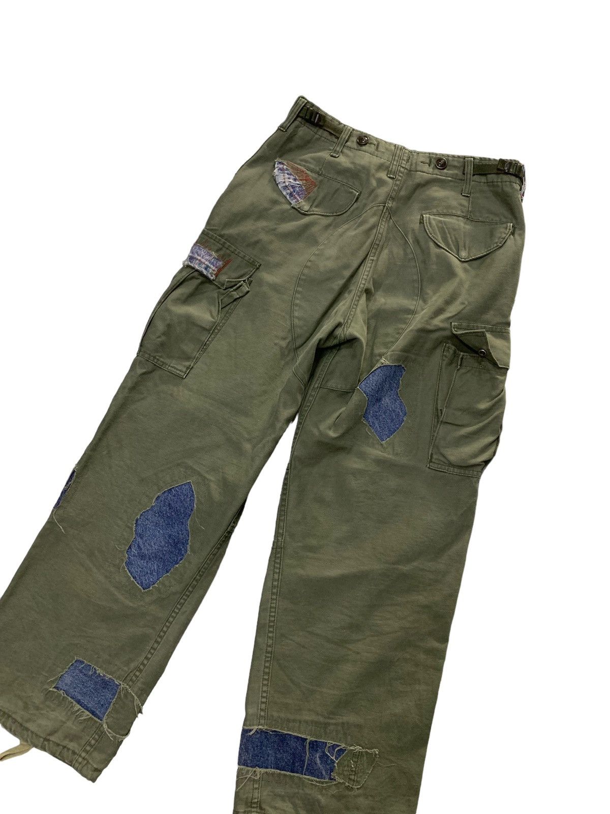 If Six Was Nine × Vintage Vintage Army Hybrid Reconstruct Cargo Baggy Jnco Y2k Style Size US 30 / EU 46 - 7 Thumbnail