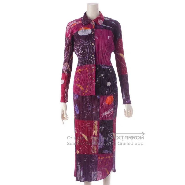 Issey Miyake Issey Miyake Color-block Dress Size M / US 6-8 / IT 42-44 - 1 Thumbnail