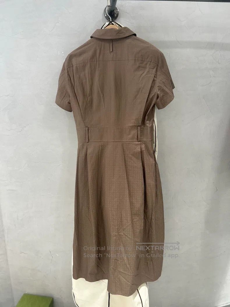 Hermes Hermes Short-sleeve dress, full of H hidden patterns Size XS / US 0-2 / IT 36-38 - 2 Thumbnail