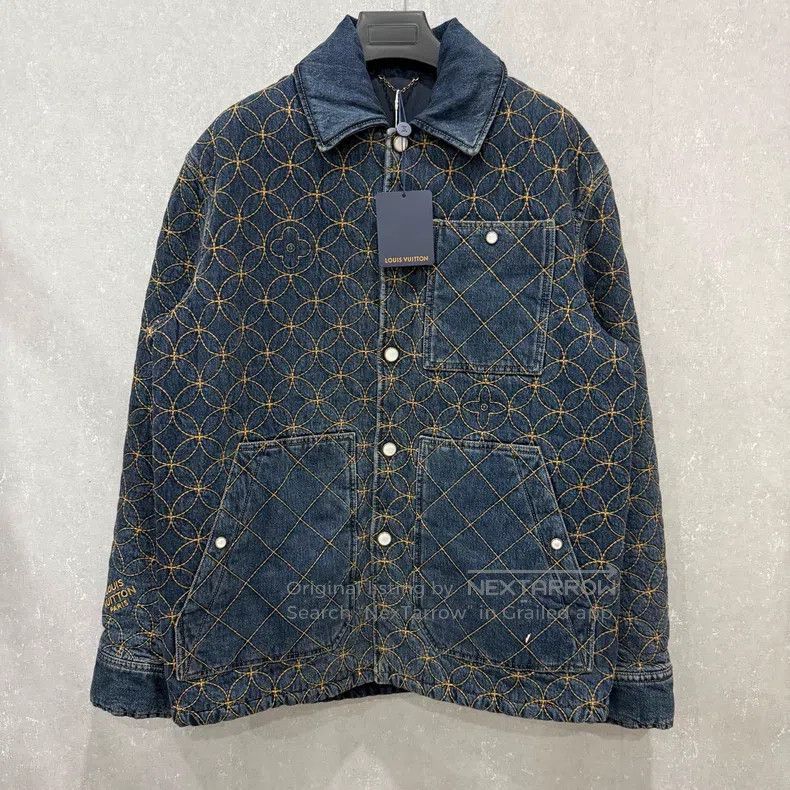 Louis Vuitton Louis Vuitton Nigo Co-Branded Single Breasted Quilted Jack Size US M / EU 48-50 / 2 - 3 Thumbnail