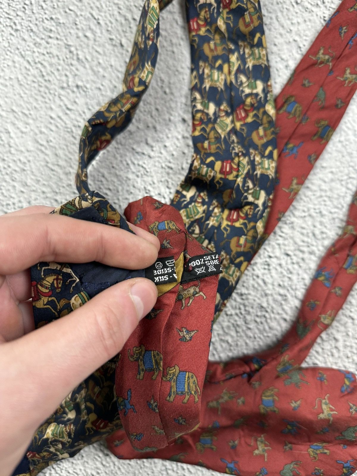 Salvatore Ferragamo Vintage Salvatore Ferragamo Silk Tie Old Money Style Size ONE SIZE - 10 Thumbnail