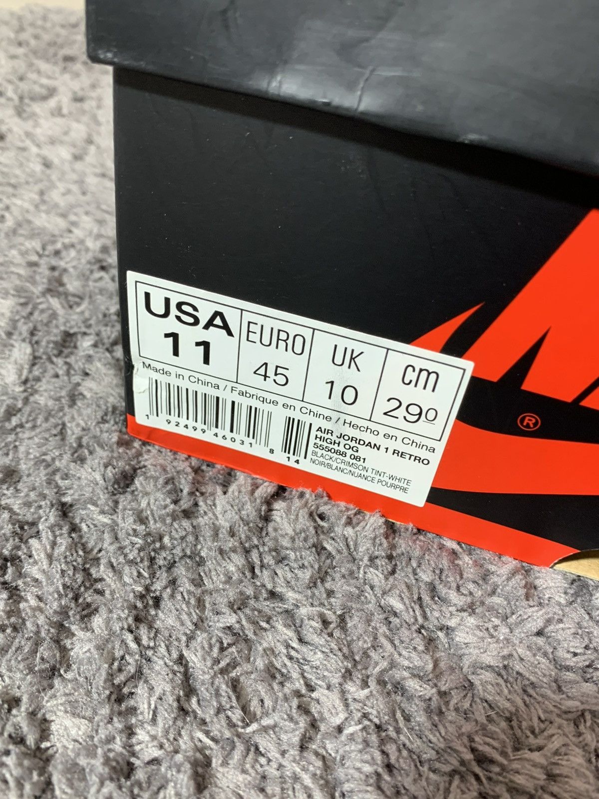 Jordan Brand Nike Jordan 1 high Crimson Tint US11 UK10 Size US 11 / EU 44 - 11 Thumbnail