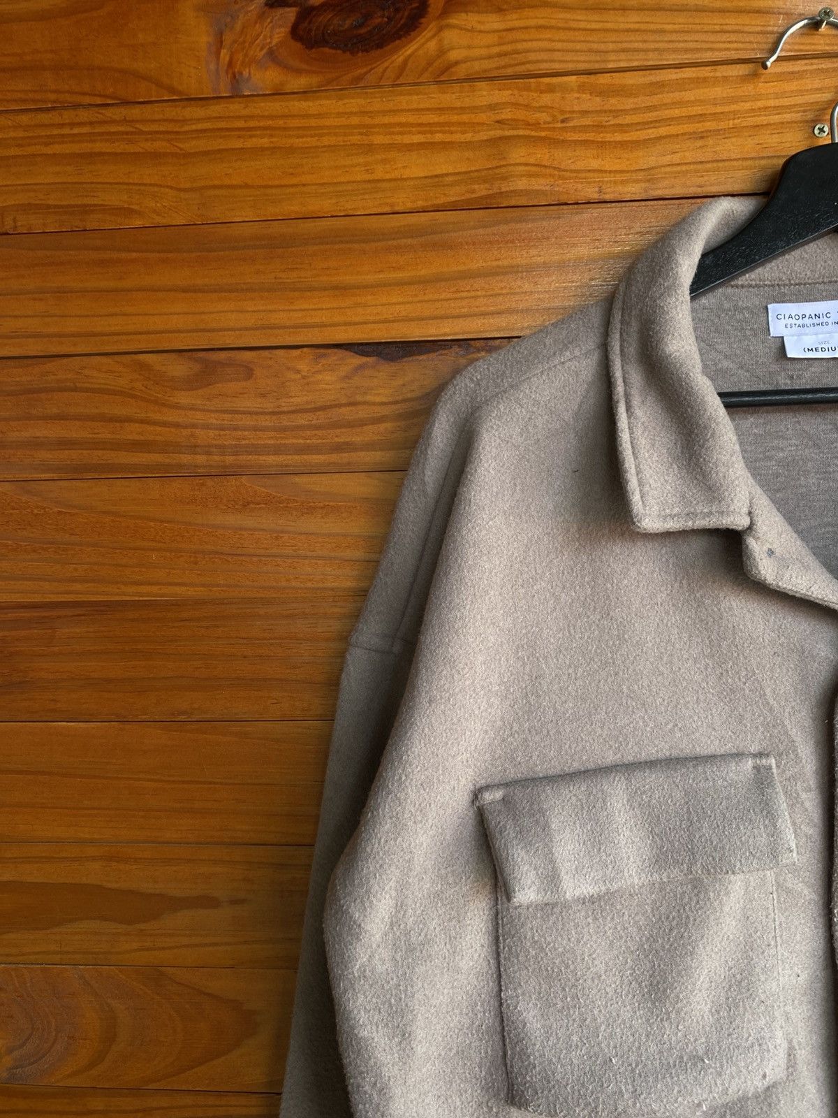 Ciaopanic CIAOPANIC TYPY Wool Blend Shirt Jacket Casual Outerwear Size US M / EU 48-50 / 2 - 9 Thumbnail