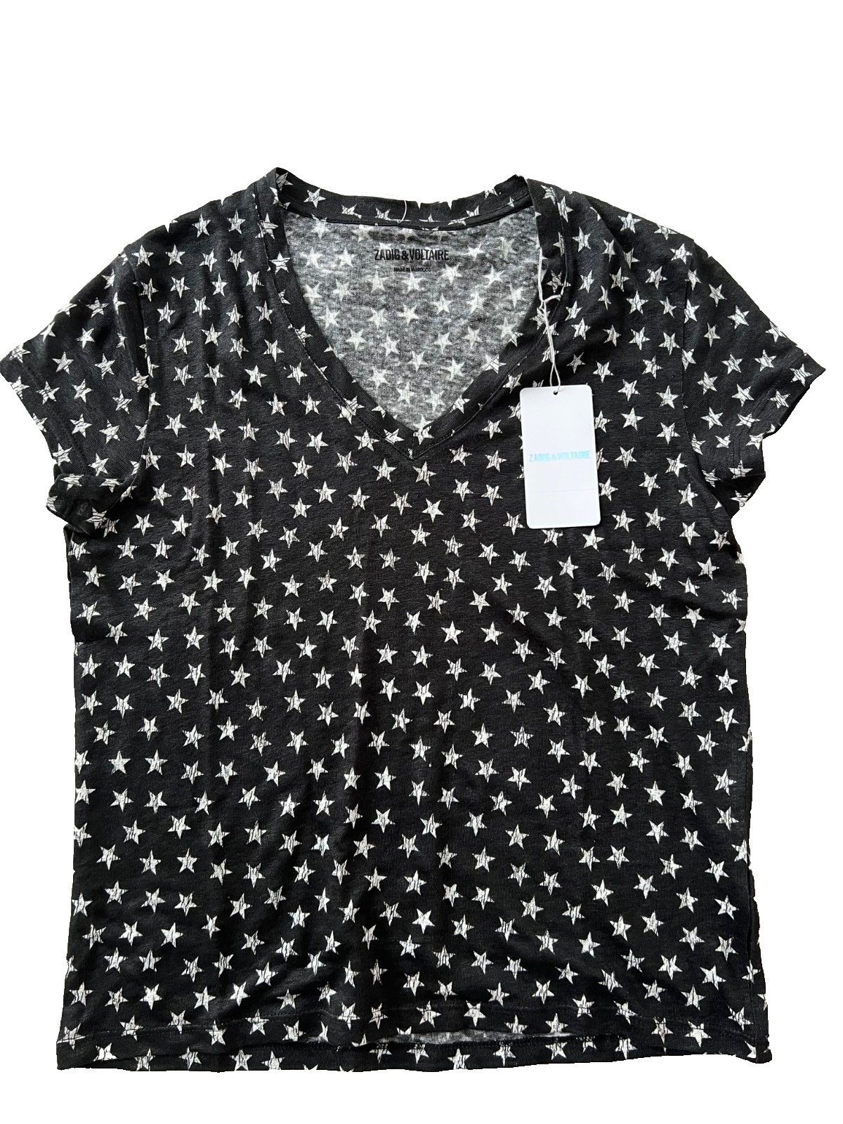 Zadig & Voltaire Zadig & Voltaire Archie Nova Stars Tee Black ( XS ) Size XS / US 0-2 / IT 36-38 - 1 Thumbnail