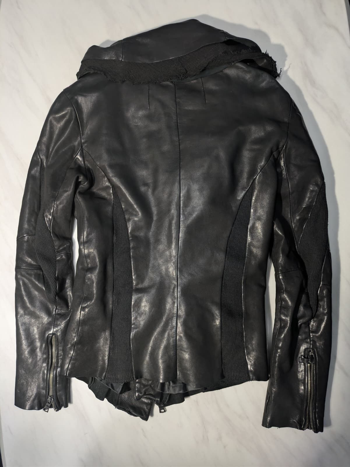 BUFFALO BOBS Buffalo Bobs cowl/bono Leather Goatskin Jacket Size US S / EU 44-46 / 1 - 2 Thumbnail