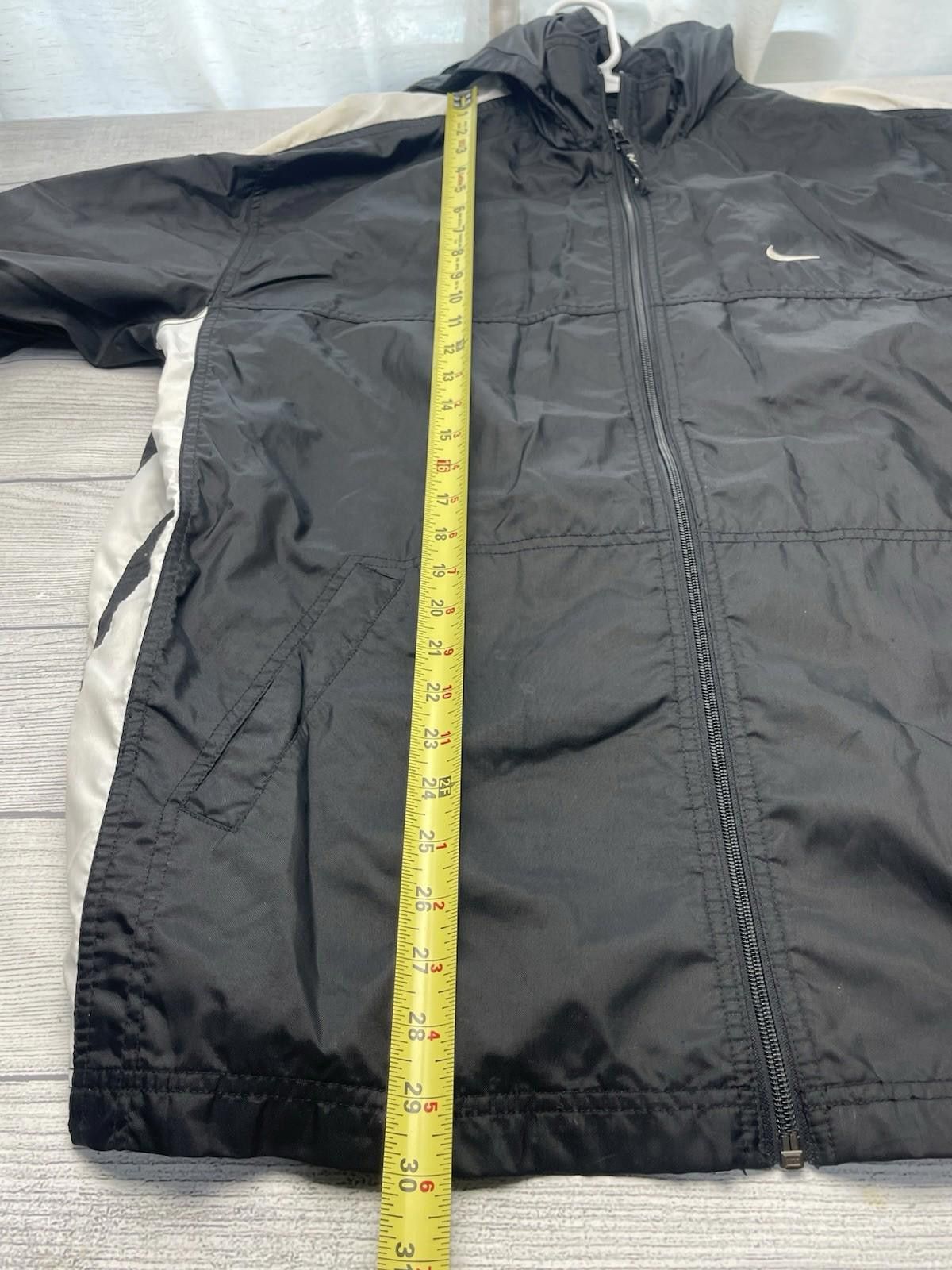 Nike Vintage Nike Air Swoosh Jacket Hoodie Black 90s Men’s Large Size US L / EU 52-54 / 3 - 5 Thumbnail