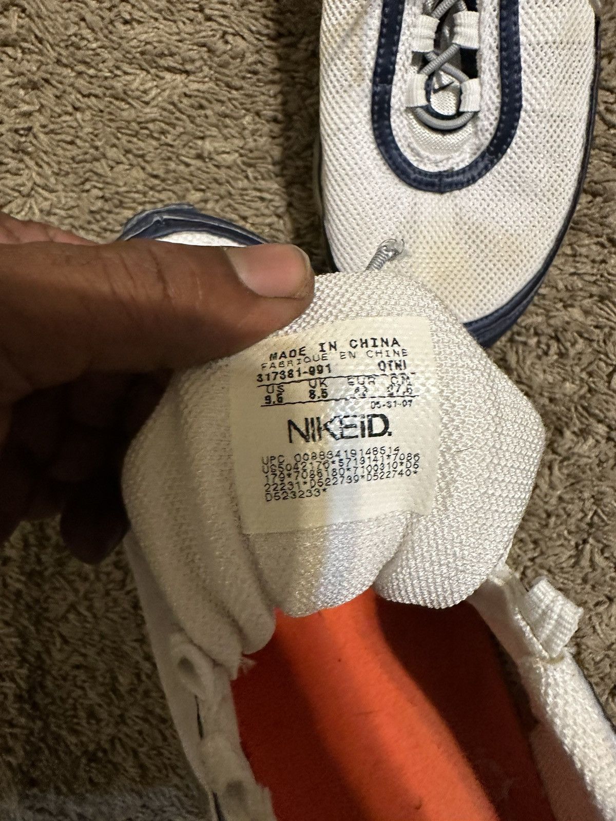 Nike × Vintage Vintage Nike ID Air MAX 360 “Dallas Cowboys” 2006 size 9.5 Size US 9.5 / EU 42-43 - 10 Thumbnail