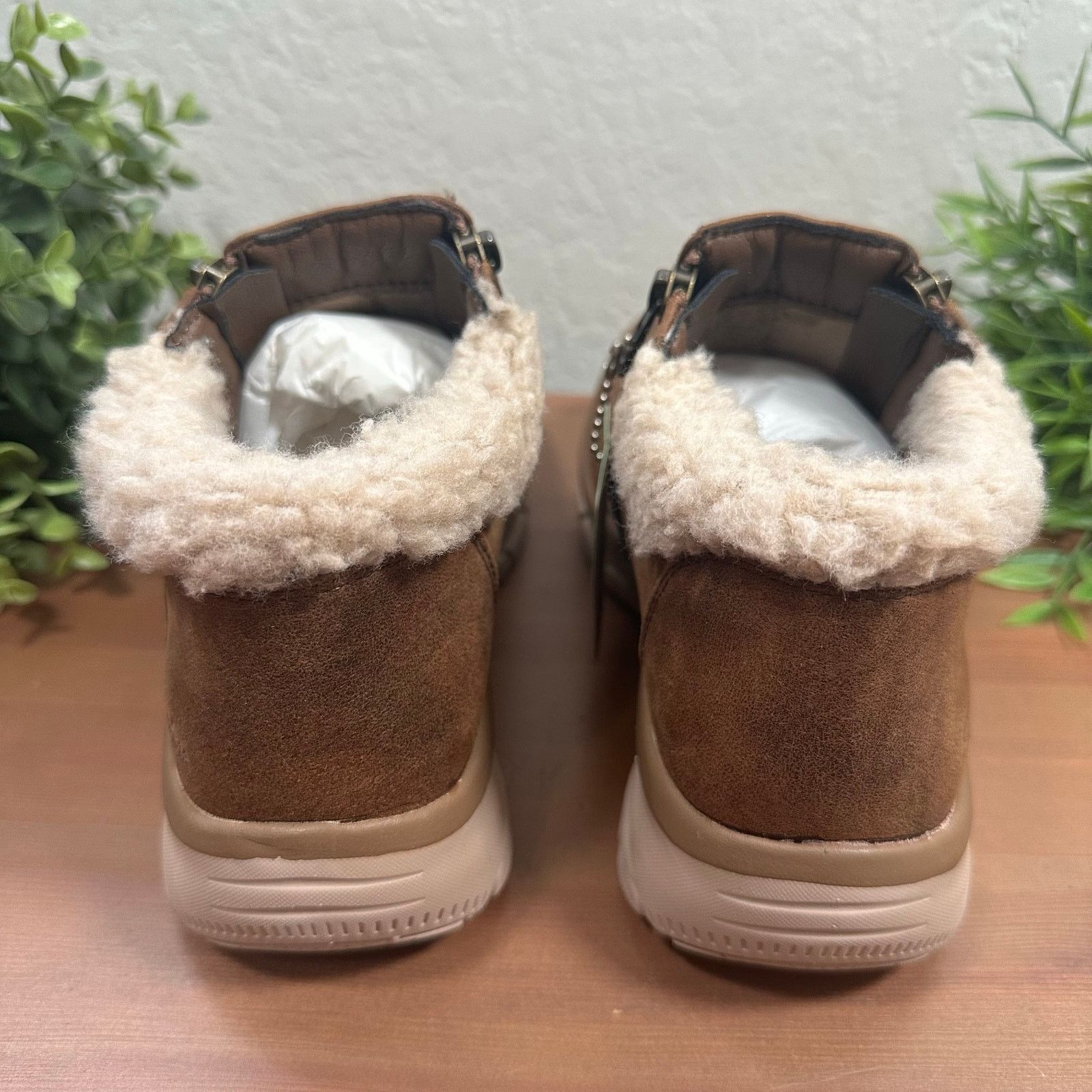 SKECHERS Skechers Social Mode Water Repellent Vegan Ankle Boots Size US 6 / IT 36 - 5 Thumbnail