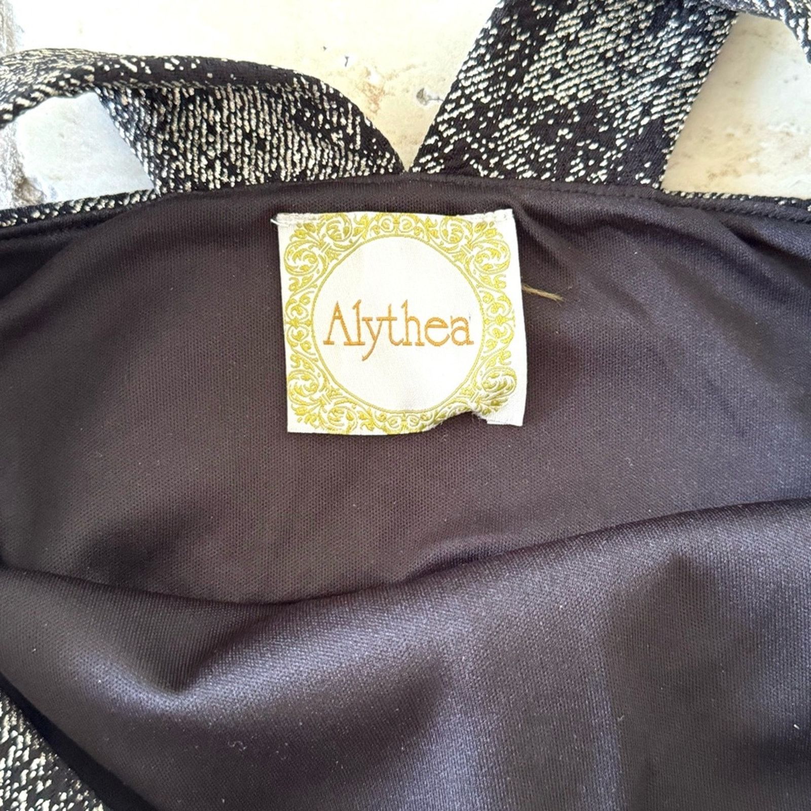 Other ALYTHEA Dress, Size S, Black with Silver Size S / US 4 / IT 40 - 11 Thumbnail
