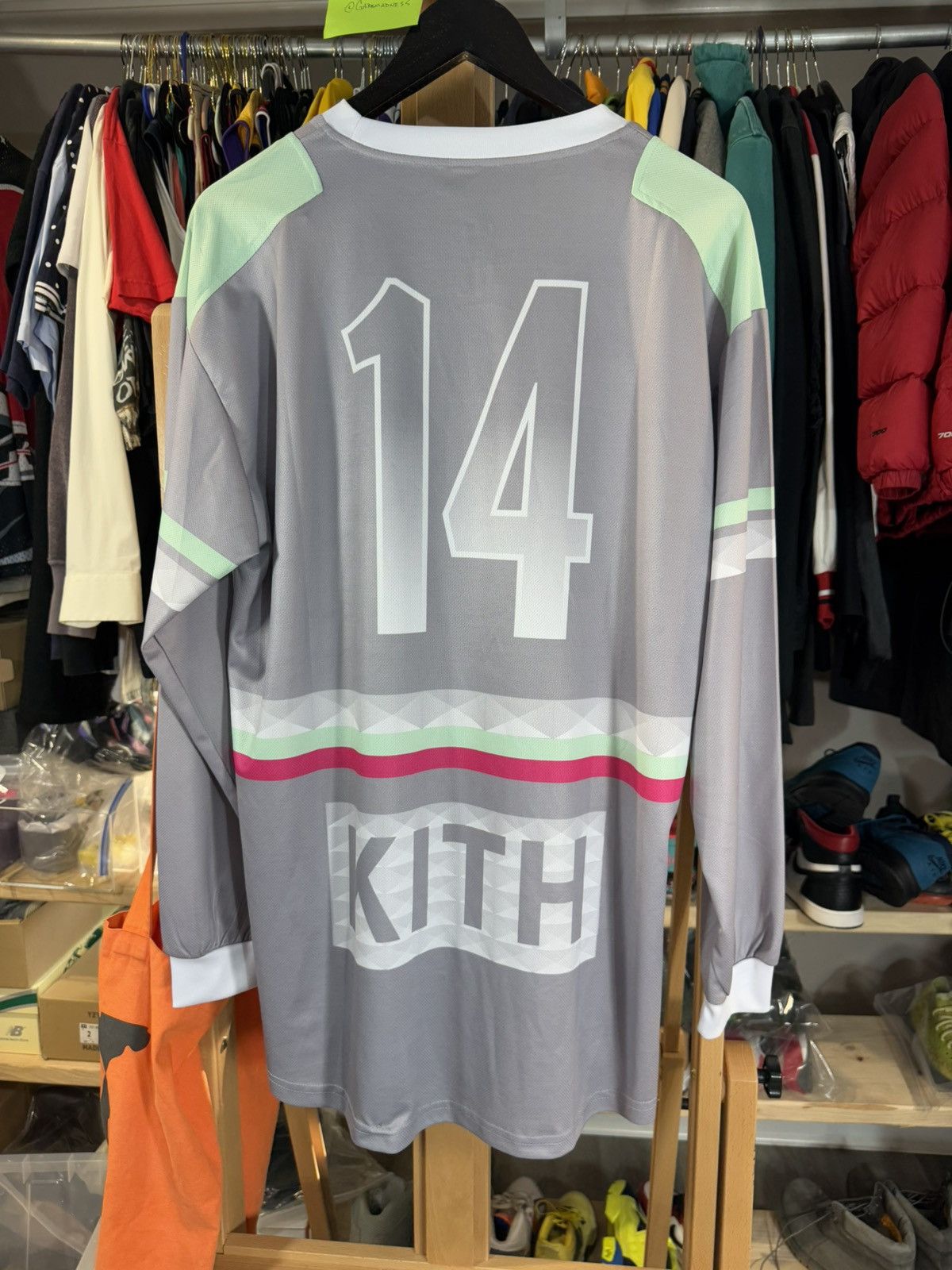 Kith × Ronnie Fieg KITH 2014 World Cup Rare Goalie Jersey +NEW+ Large Size US L / EU 52-54 / 3 - 7 Thumbnail