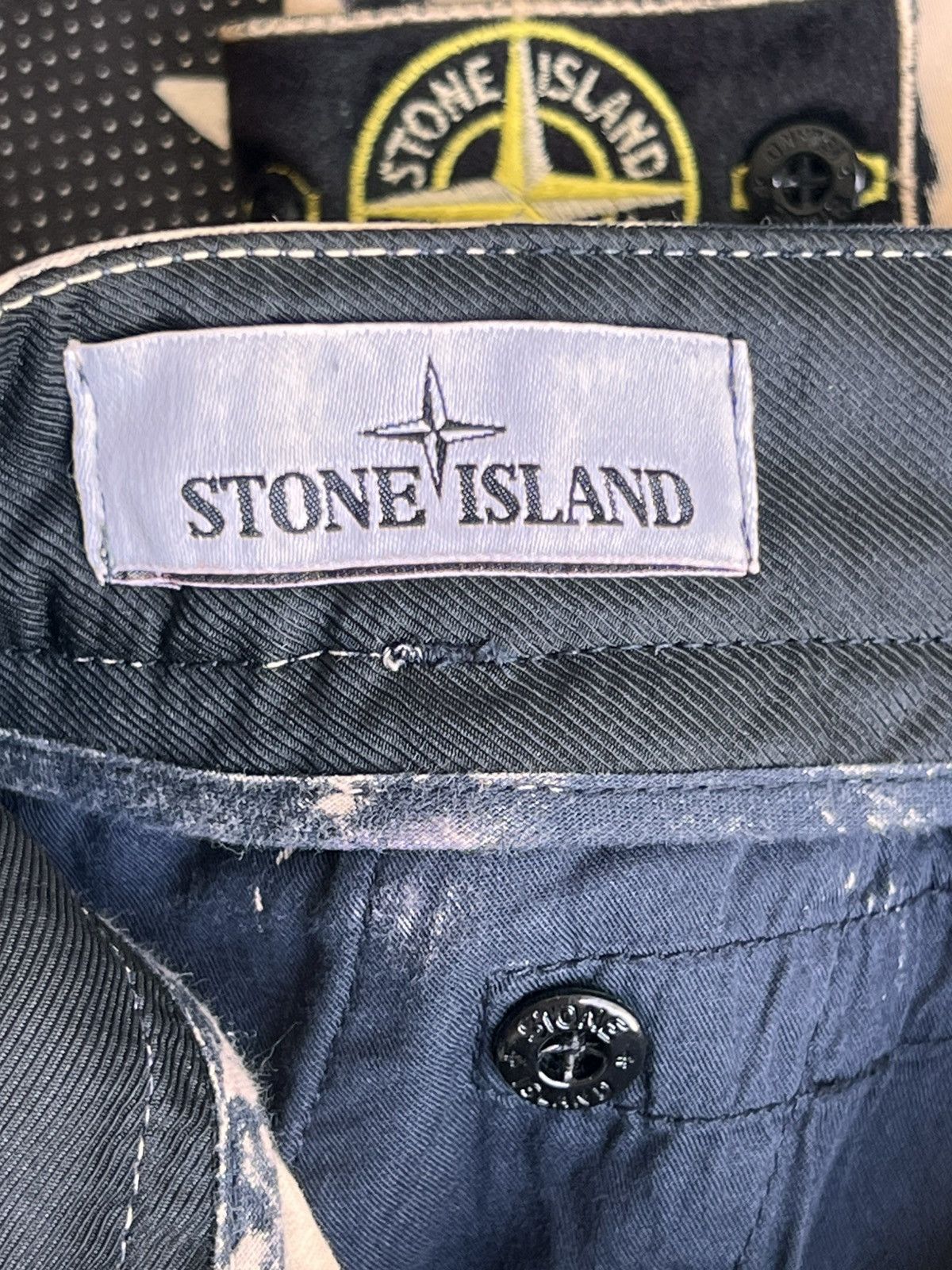 Stone Island Stone Island Hand Corrosion Cargo Shorts Type RE W30 Size US 30 / EU 46 - 25 Thumbnail