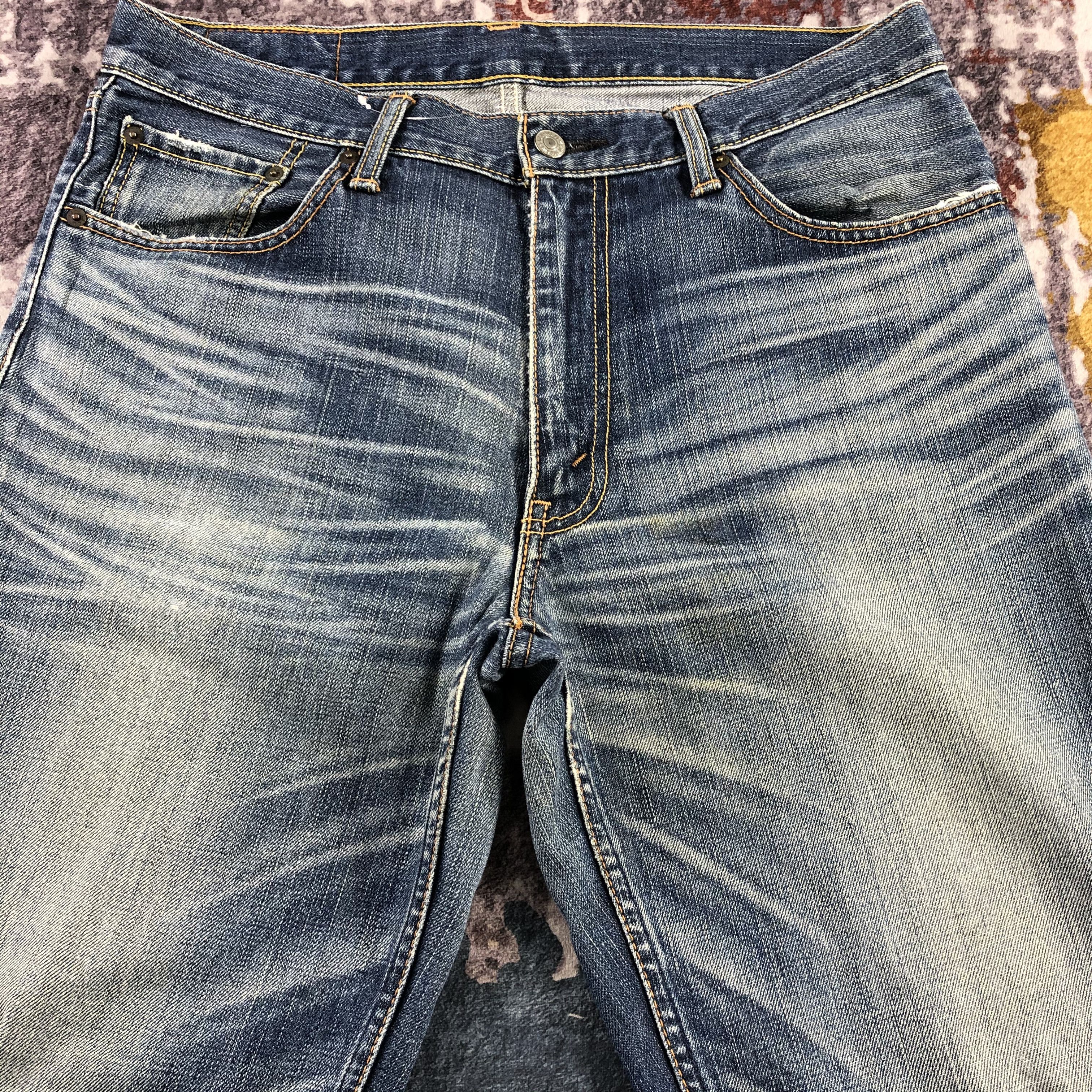 Levi's × Vintage Vintage 90s Blue Wash Levis 702 Jeans-JM2806 Size US 35 - 3 Thumbnail
