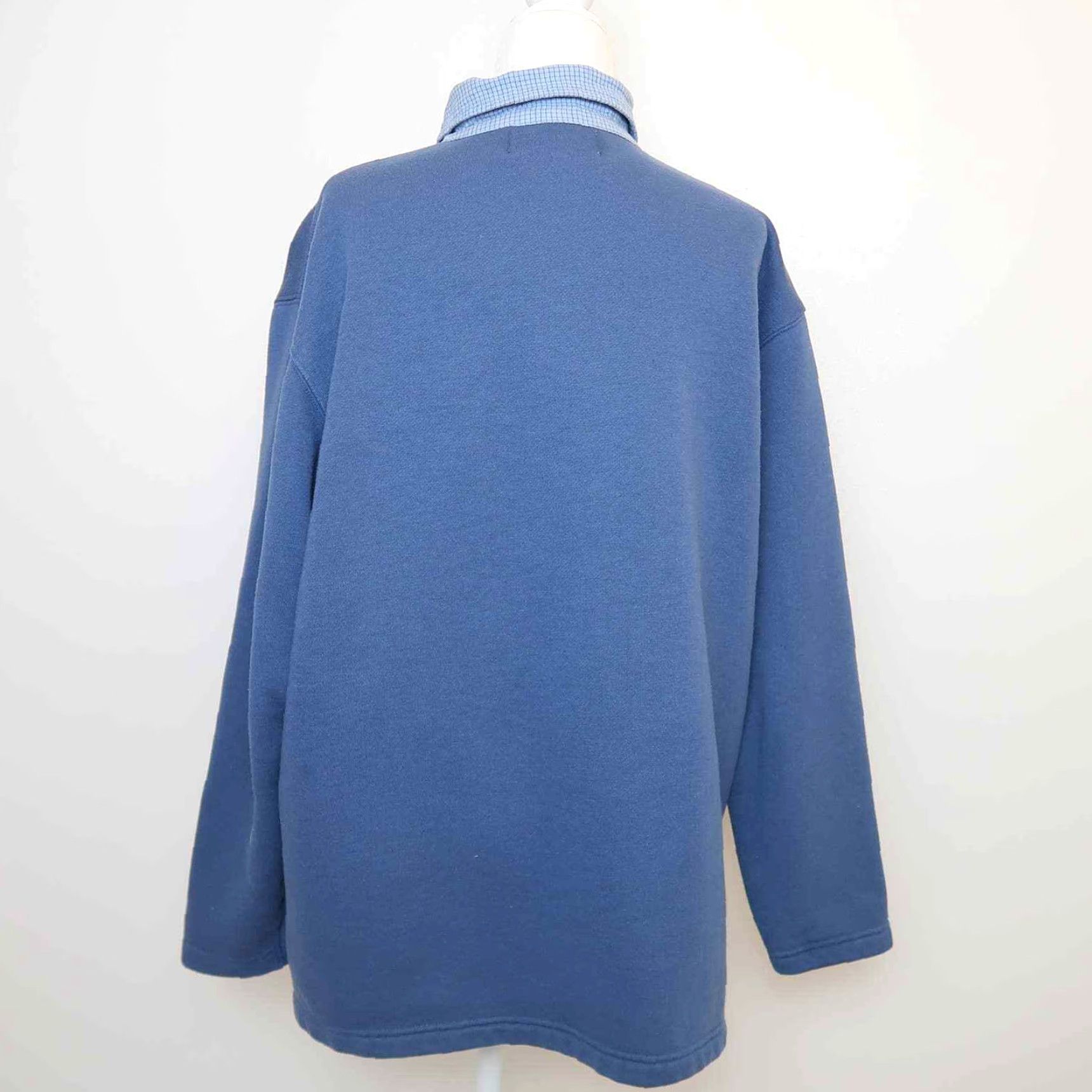 Vintage VINTAGE 90s Clever Shepherd blue collared sheep graphic sweatshirt M Size M / US 6-8 / IT 42-44 - 4 Thumbnail
