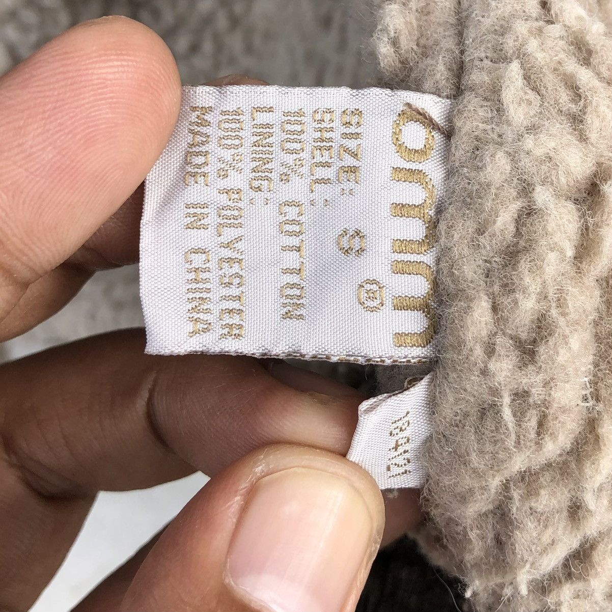 Japanese Brand Vintage ooh mow mao Conduray Lined Sherpa Jacket Size US M / EU 48-50 / 2 - 19 Thumbnail