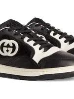 Gucci o1s1wg111025 Men's MAC80 Sneakers in Black & Off White Size US 15 / EU 48 - 3 Thumbnail