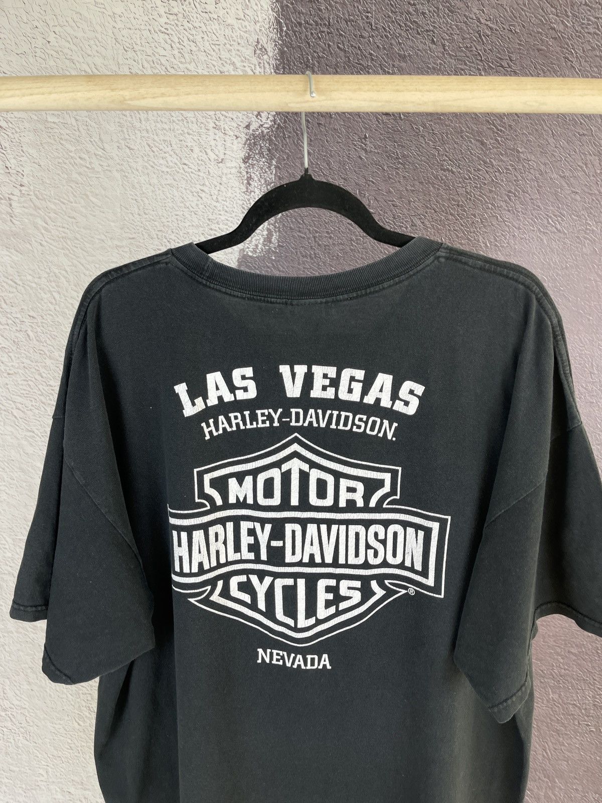 Harley Davidson × Vintage Harley-Davidson Skull vintage Las Vegas Nevada y2k tee Size US XXL / EU 58 / 5 - 9 Thumbnail