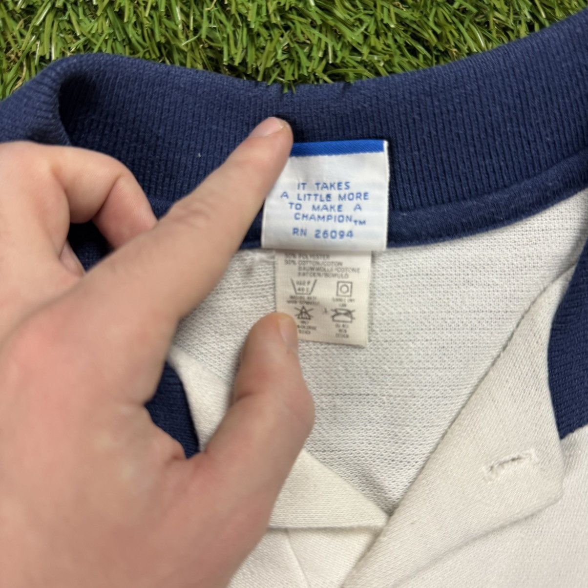 Champion Vintage 90s Champion Notre Dame Button Down Polo Shirt Size US L / EU 52-54 / 3 - 7 Thumbnail