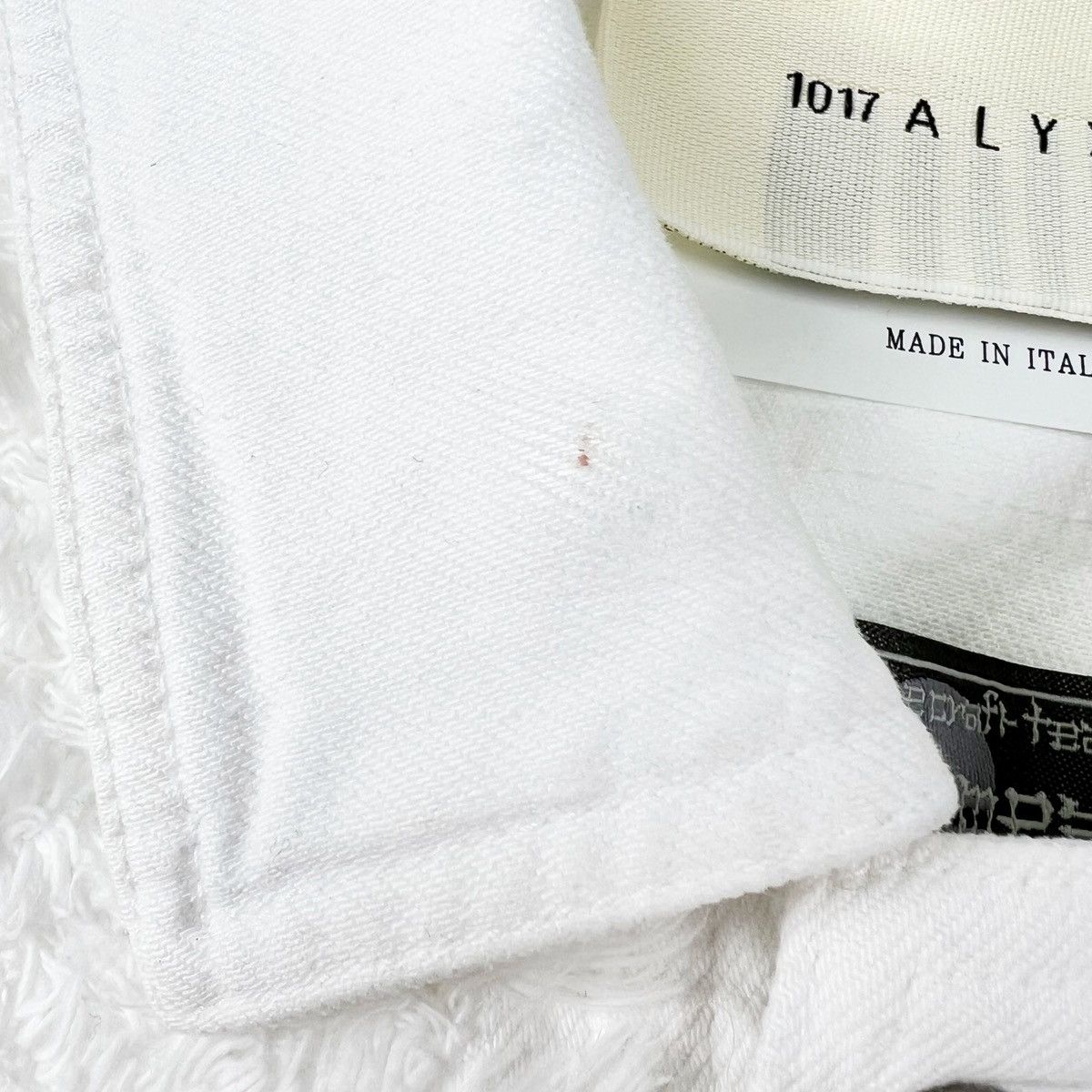 1017 ALYX 9SM × Alyx × Blackmeans 1017 ALYX 9SM x Blackmeans Studded White Denim Jacket Size US S / EU 44-46 / 1 - 4 Thumbnail
