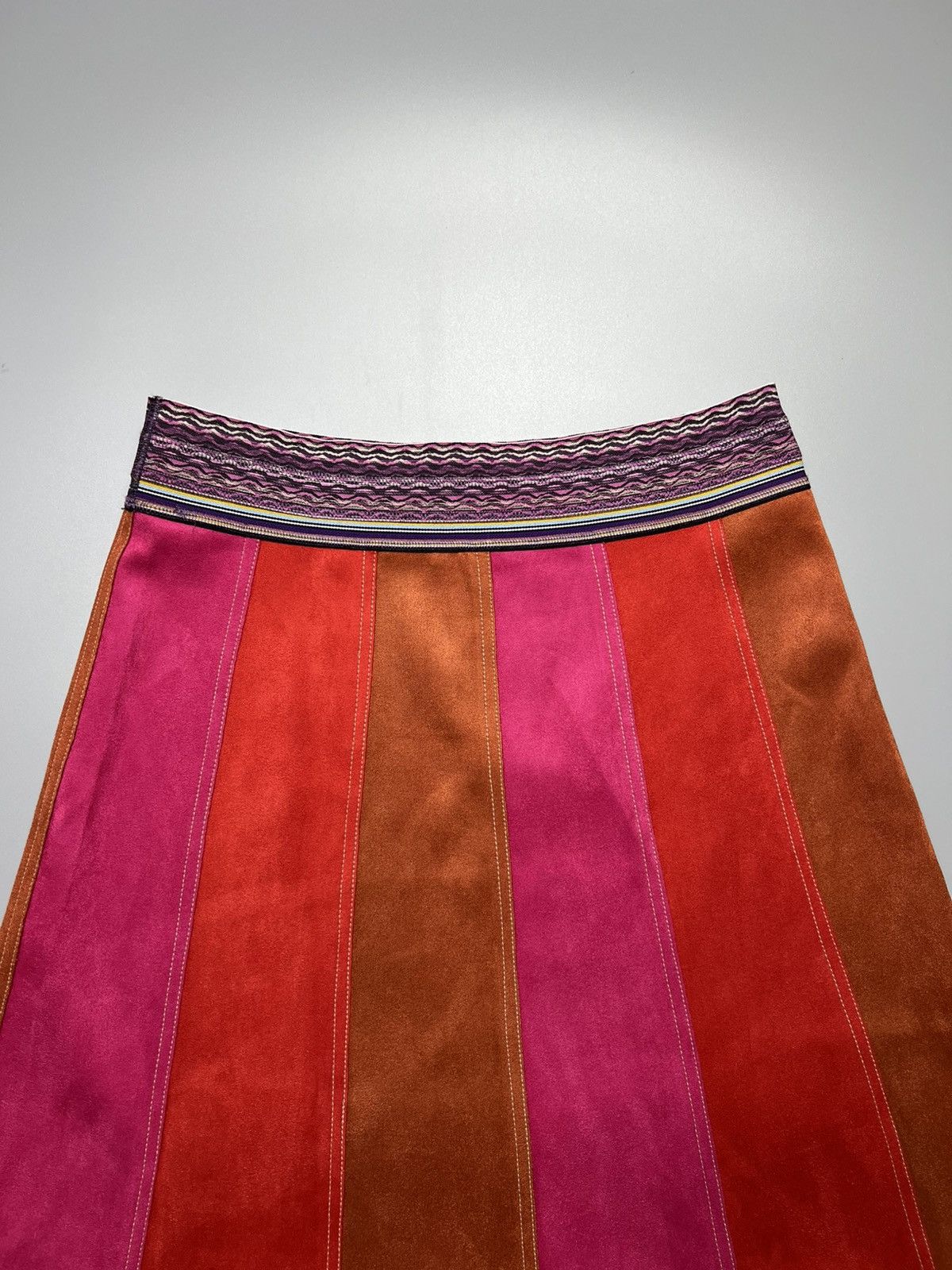 Vivienne Tam Vivienne Tam - Fall/2016 Multicolored Midi Skirt Size 32" / US 10 / IT 46 - 6 Thumbnail