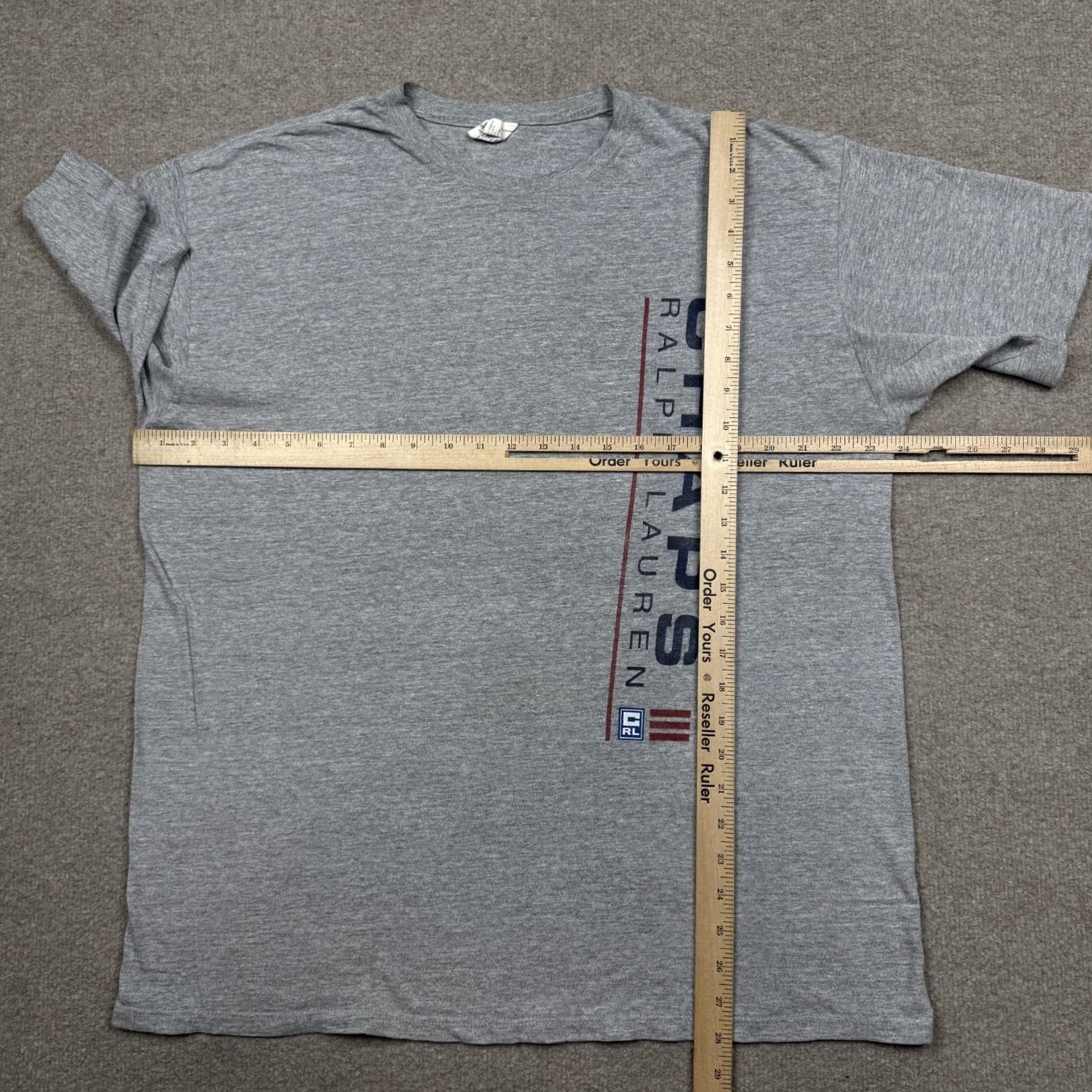Chaps Ralph Lauren Chaps Shirt Mens Size L Gray Short Sleeve Vintage Y2k Graphic Tee Size US L / EU 52-54 / 3 - 4 Thumbnail