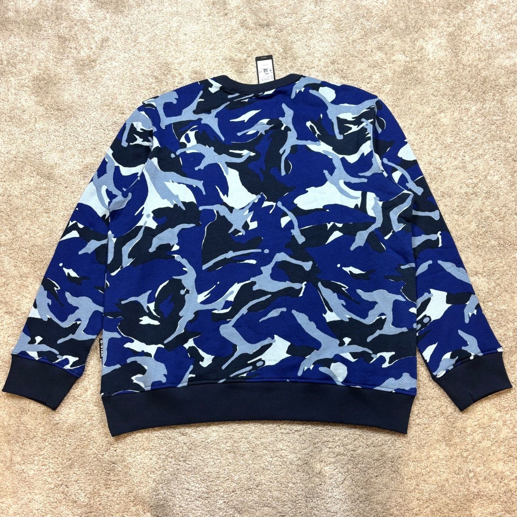 Vintage G-Star Raw Sweatshirt Camo Yoichi Crew Mens 2XL Size US XXL / EU 58 / 5 - 3 Thumbnail