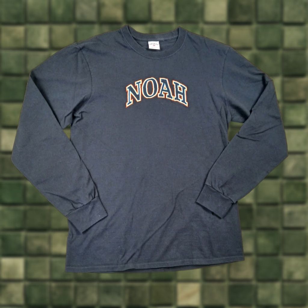 Noah Noah NYC T Shirt Mens Medium Black Long Sleeve Spellout Size US M / EU 48-50 / 2 - 1 Thumbnail