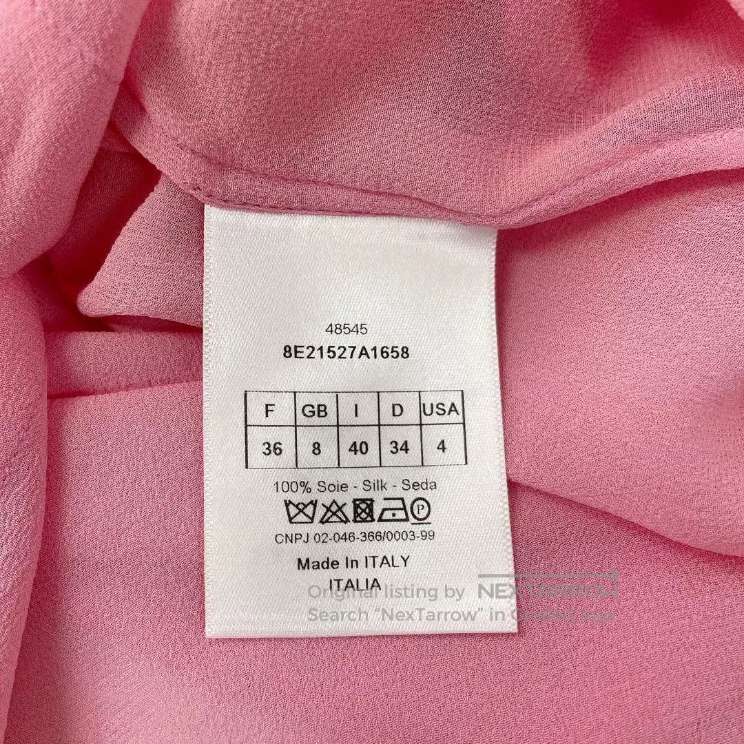Dior christian dior pink sleeveless top size f36. Size US S / EU 44-46 / 1 - 7 Thumbnail