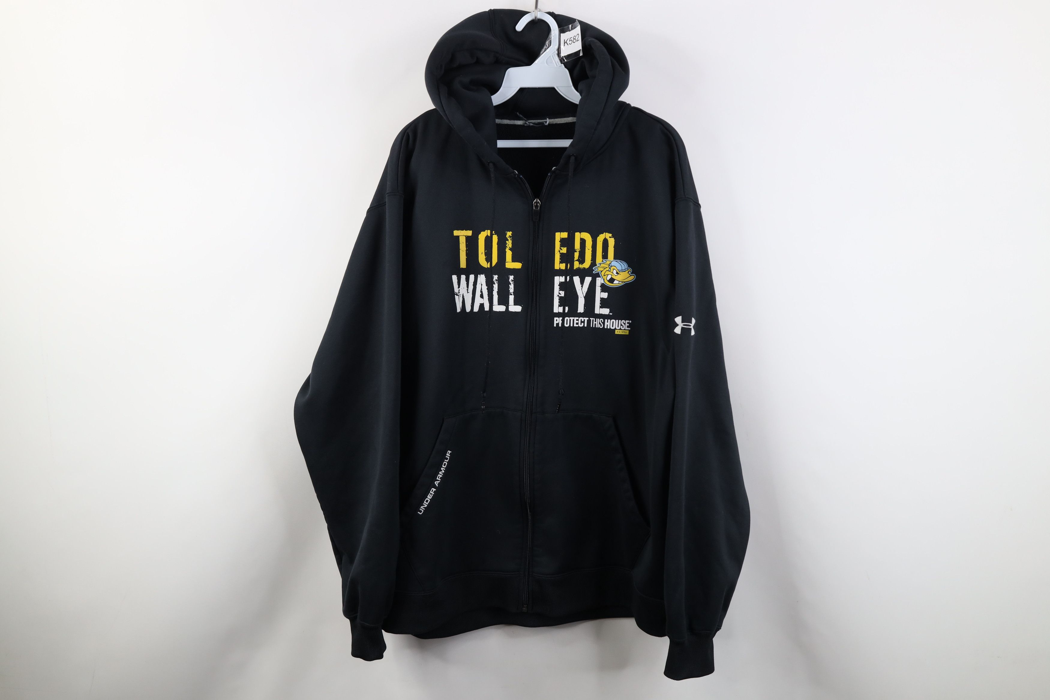 Under Armour Under Armour Toledo Walleye Hockey Full Zip Hoodie Black Size US XL / EU 56 / 4 - 1 Thumbnail