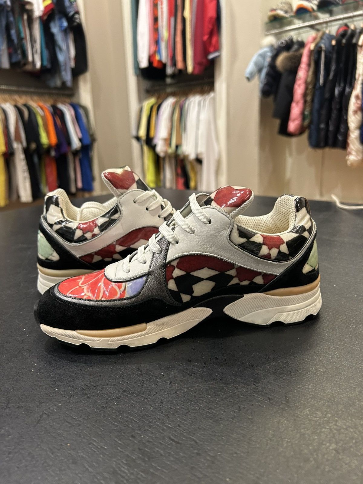 Chanel Chanel Runner Floral Sneakers Size US 6 / IT 36 - 4 Thumbnail