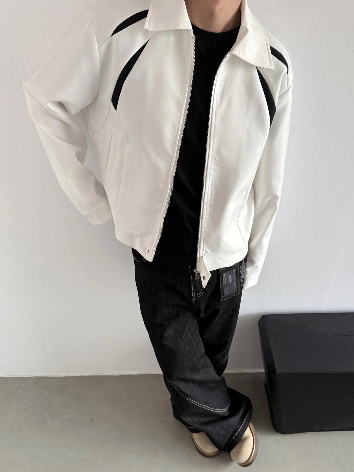 Japanese Brand Color Block Jacket Size US M / EU 48-50 / 2 - 1 Thumbnail