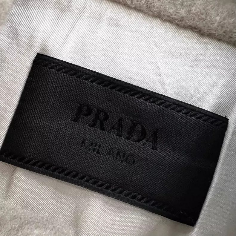 Prada Prada Beige triangle half-zip jacket 2504-Nextarrow Size US L / EU 52-54 / 3 - 4 Thumbnail