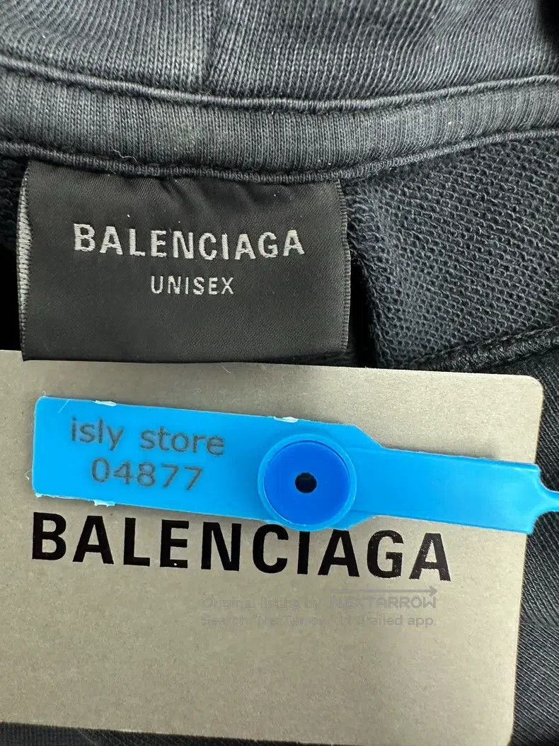 Balenciaga Balenciaga Letter Pattern Printed Hooded Casual Sweatshirt Size US S / EU 44-46 / 1 - 4 Thumbnail
