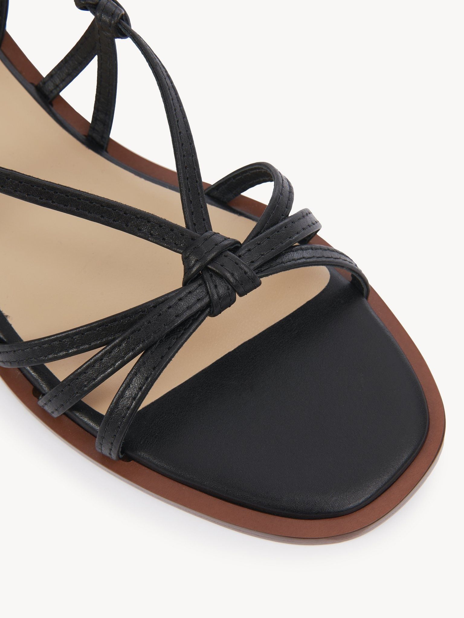 Chloe o1loc1c0425 Uma Sandal in Black Size US 7 / IT 37 - 5 Thumbnail