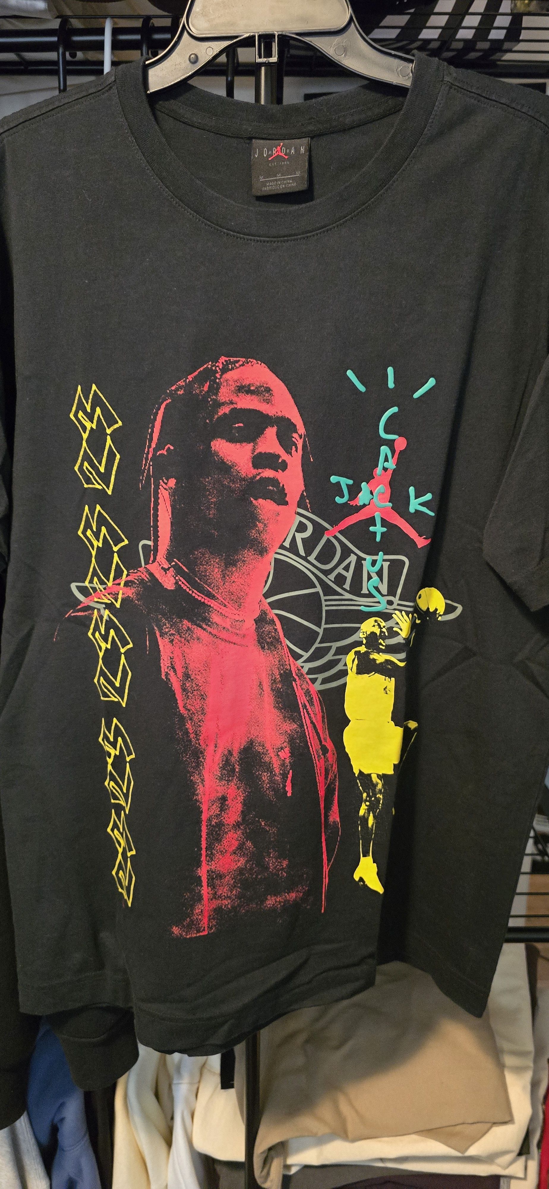 travis scott mj1 tee