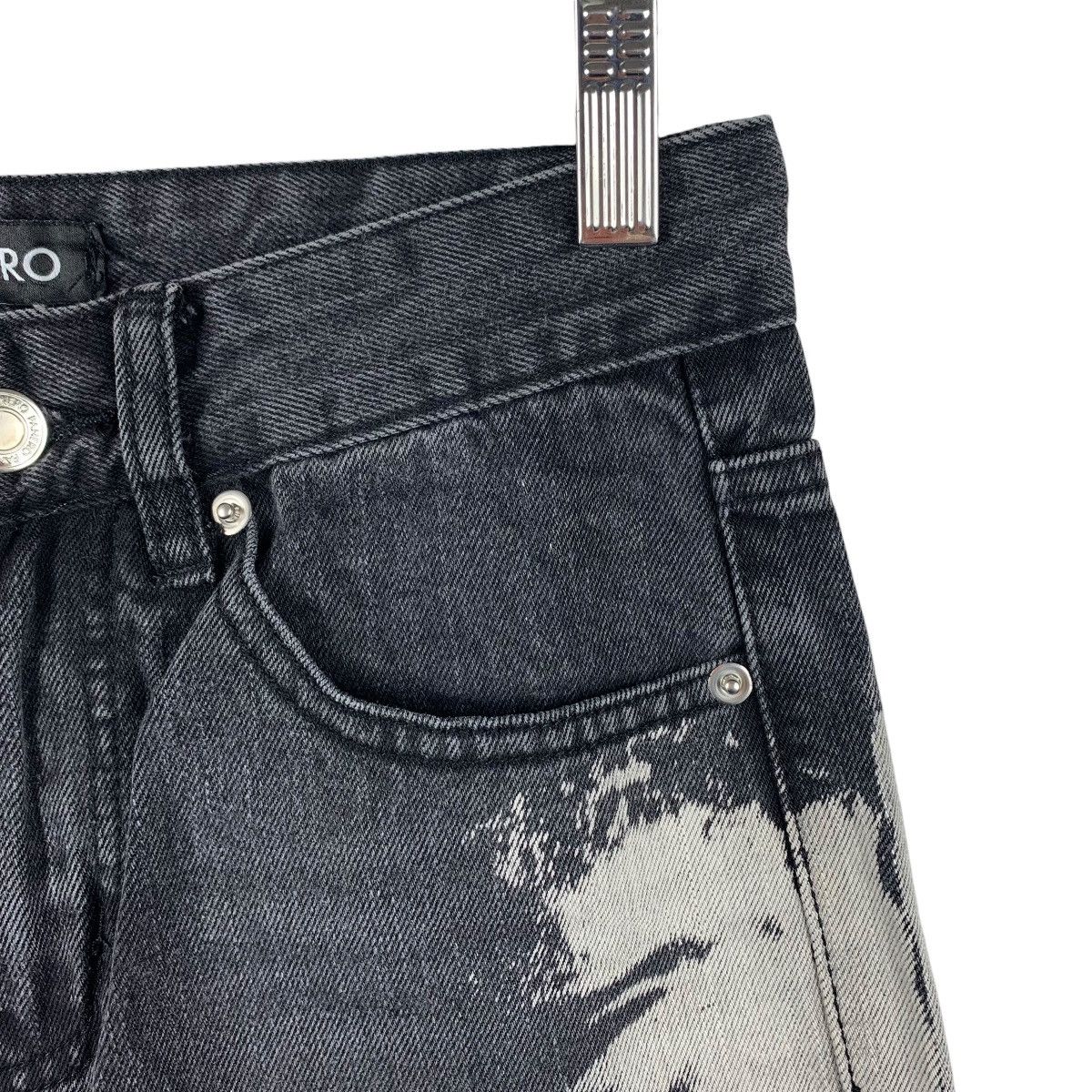 Designer × Japanese Brand PANERO Bleach dyedenim skinny jeans Size US 27 - 8 Thumbnail