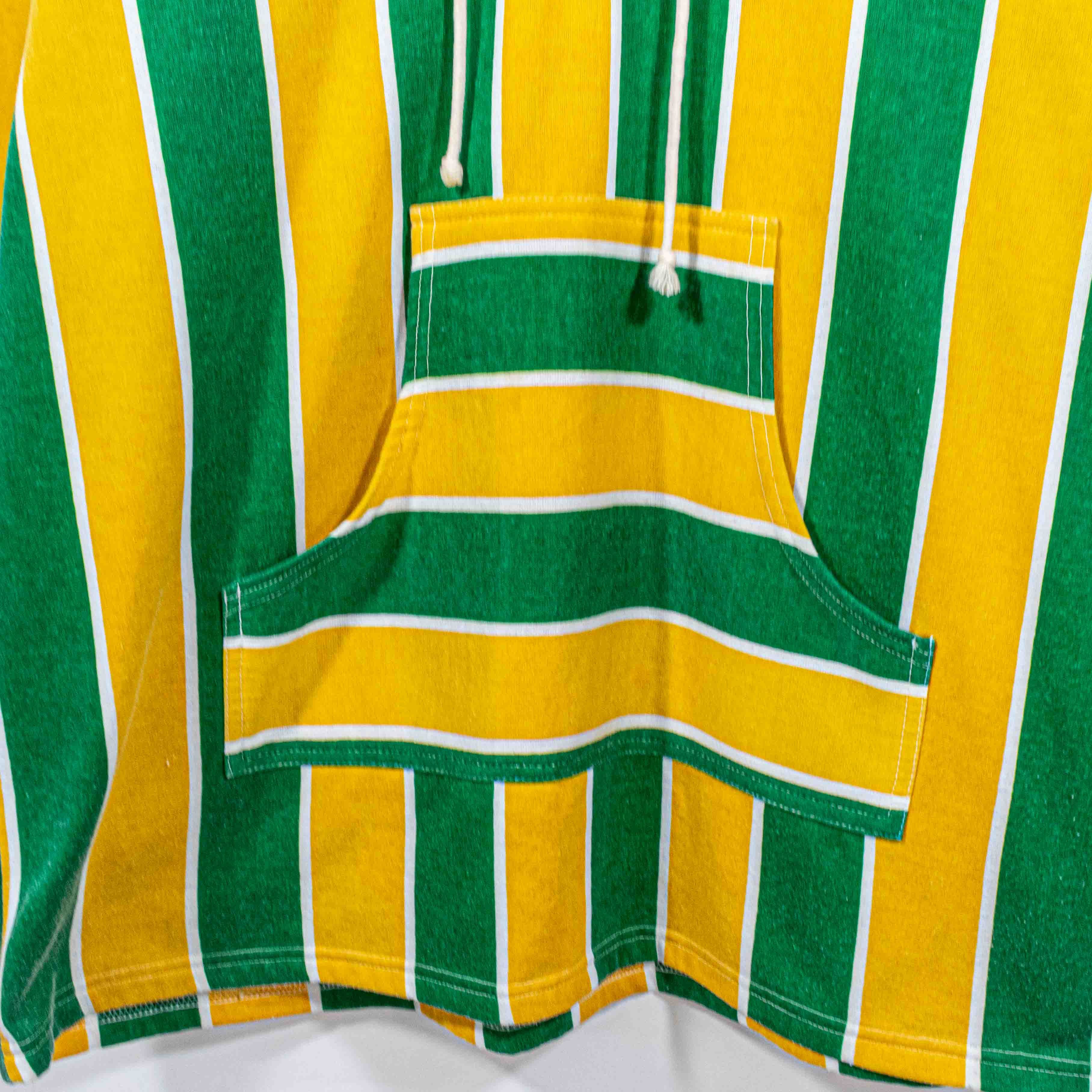 Vintage Striped Hip Hop Pullover Hoodie Sweatshirt VTG 90s Size US M / EU 48-50 / 2 - 4 Thumbnail