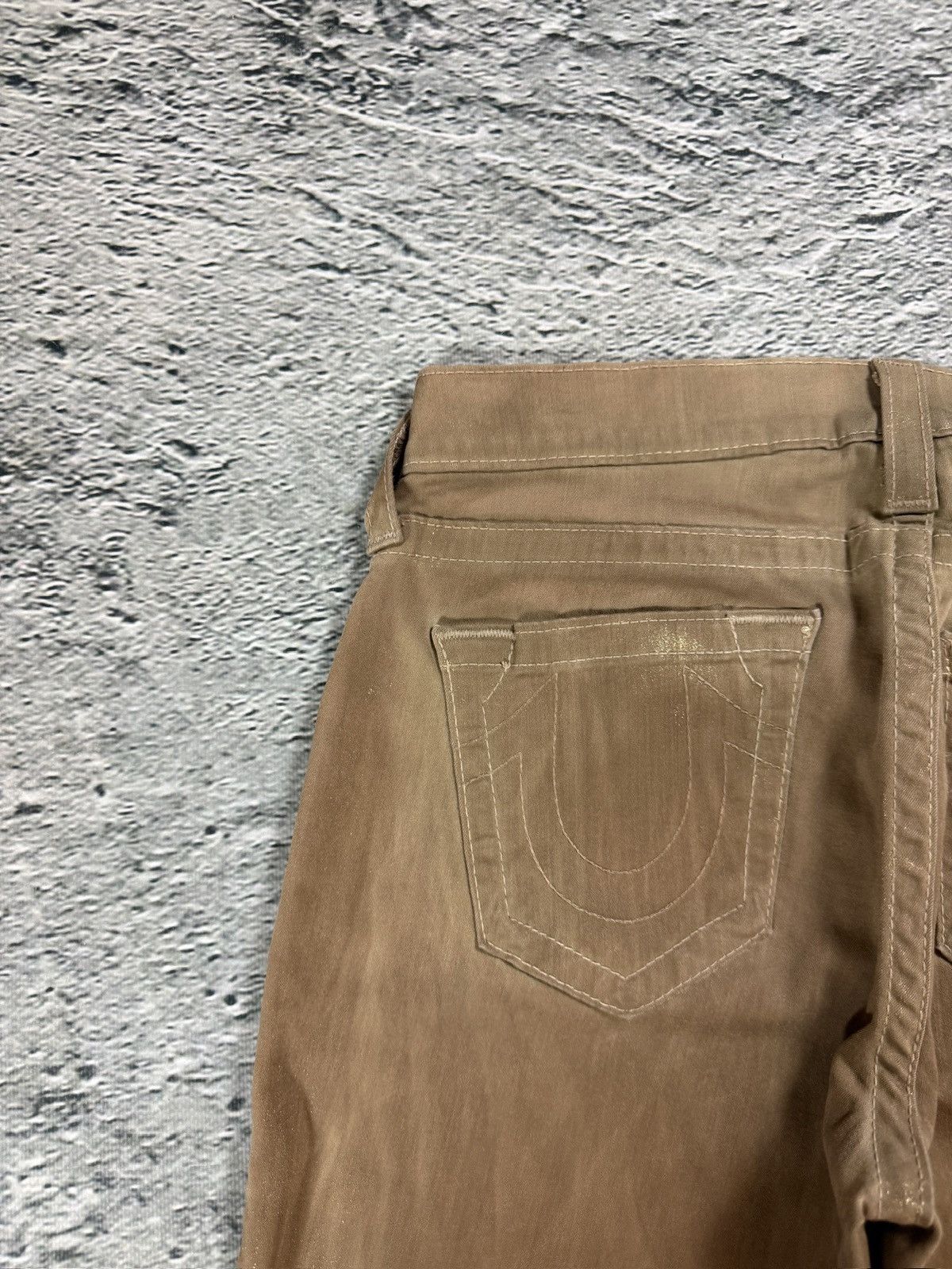 True Religion True Religion vintage gold jeans Y2K denim pants Size 30" / US 8 / IT 44 - 3 Thumbnail