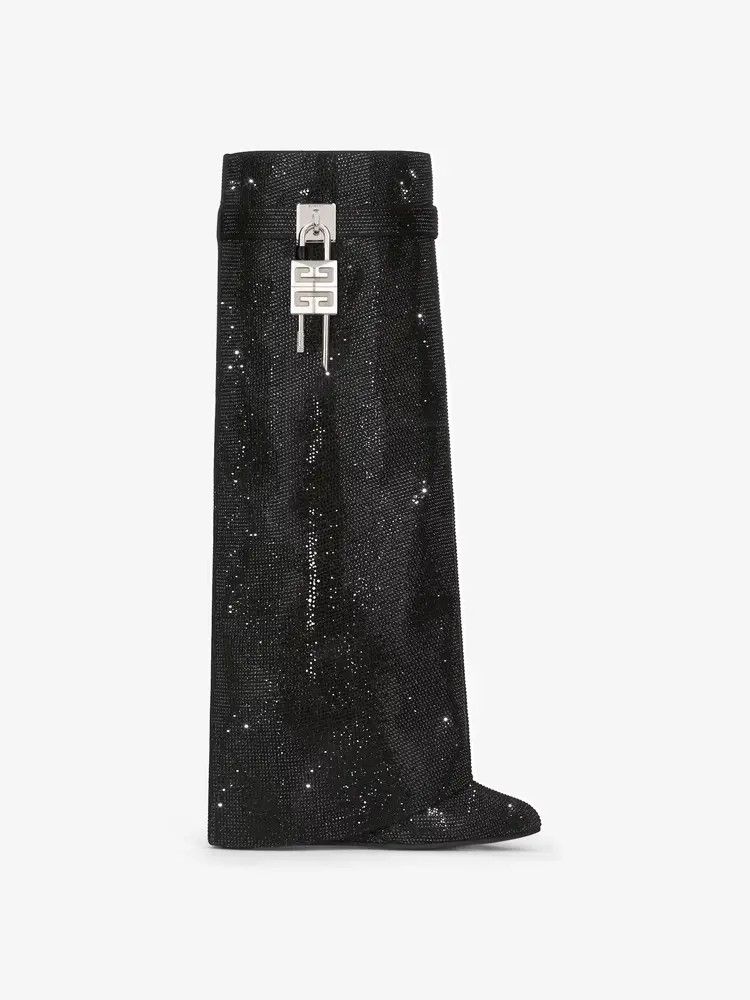 o1w1db10525 Shark Lock Wide Fit Pant Boots 90mm in Black